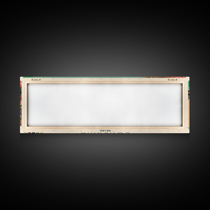 Londrina, Brazil Panoramic Canvas Print, Londrina, Brazil Painting, Brazil Art, Londrina Travel Poster, Travel Art, Guest Room Painting