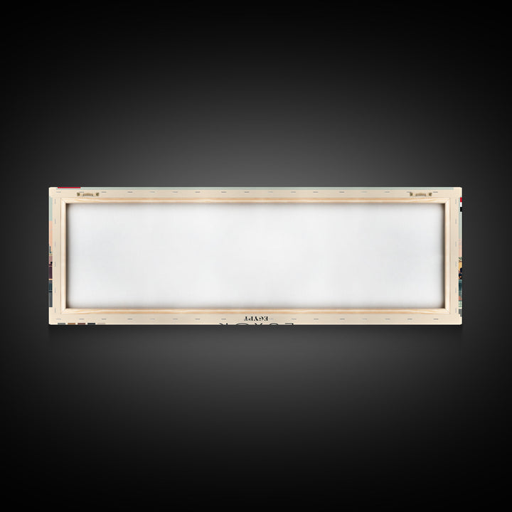 Luxor, Egypt Panoramic Canvas Print, Luxor, Egypt Painting, Egypt Art, Luxor Travel Poster, Travel Art, Vacation Gift