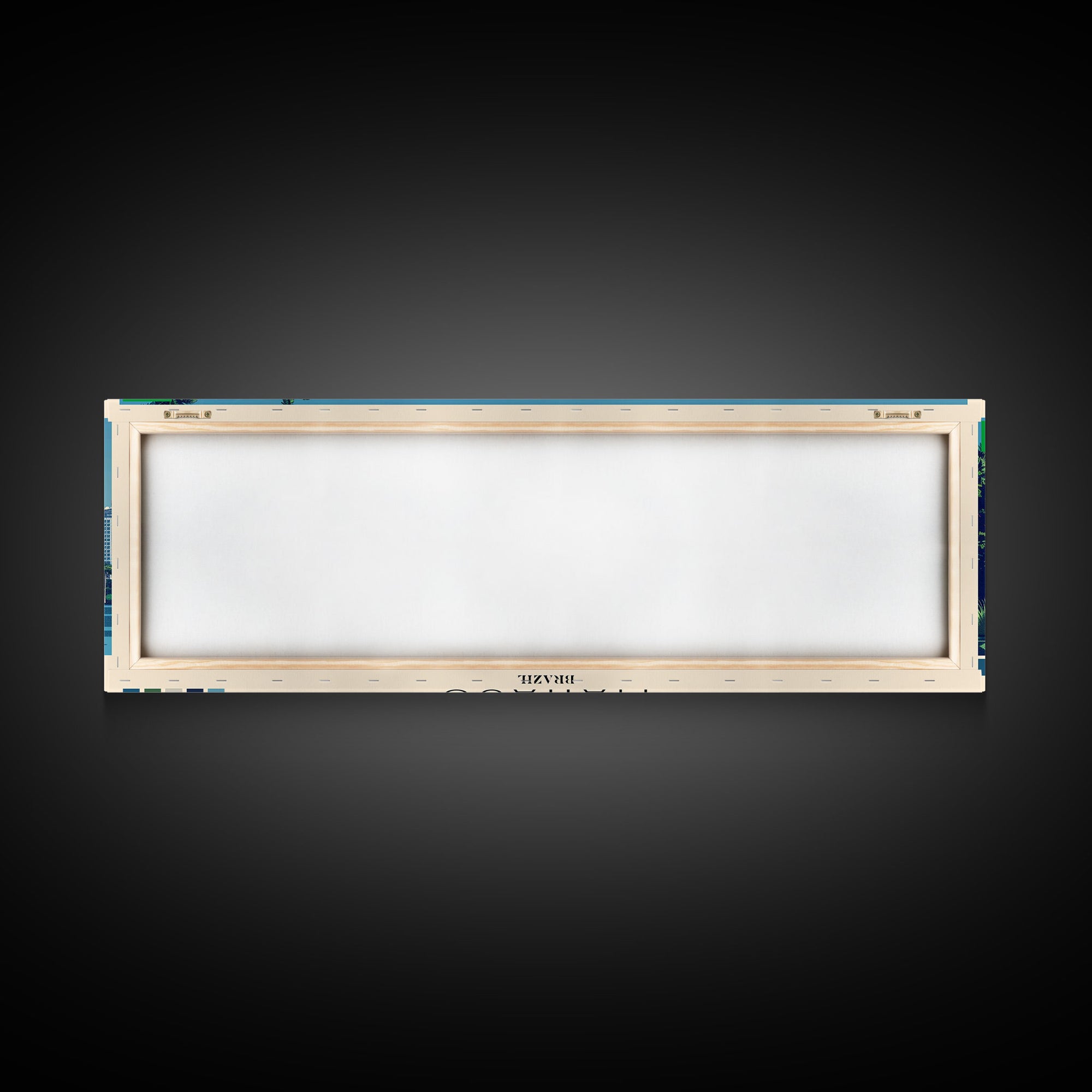 Manaus, Brazil Panoramic Canvas Print, Manaus, Brazil Painting, Brazil Art, Manaus Travel Poster, Travel Art, Guest Room Painting