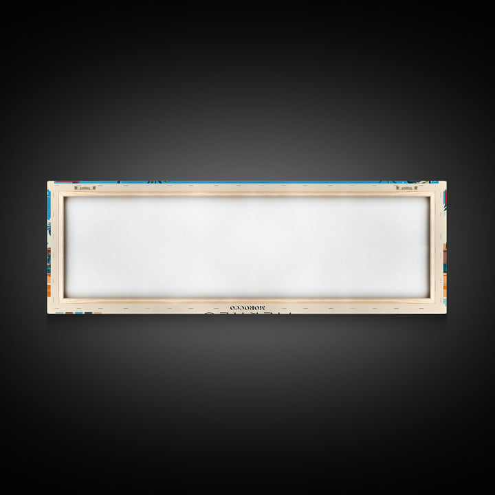Meknes, Morocco Panoramic Canvas Print, Meknes, Morocco Painting, Morocco Art, Meknes Travel Poster, Travel Art, Guest Room Painting