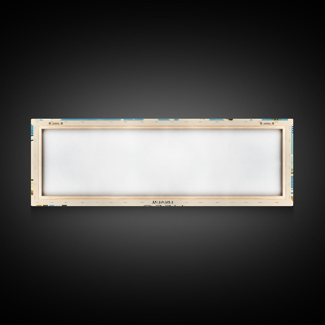 Melo, Uruguay Panoramic Canvas Print, Melo, Uruguay Painting, Uruguay Art, Melo Travel Poster, Travel Art, Vacation Gift