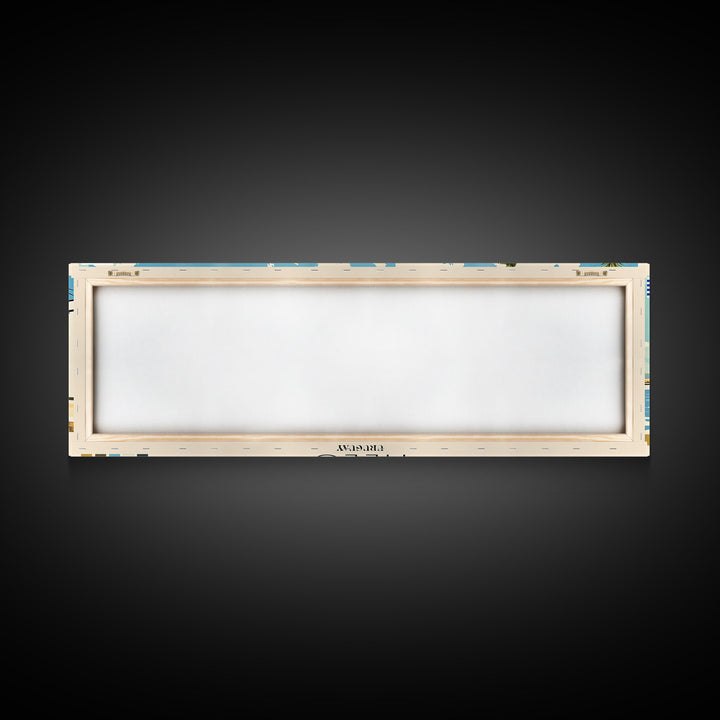 Melo, Uruguay Panoramic Canvas Print, Melo, Uruguay Painting, Uruguay Art, Melo Travel Poster, Travel Art, Vacation Gift