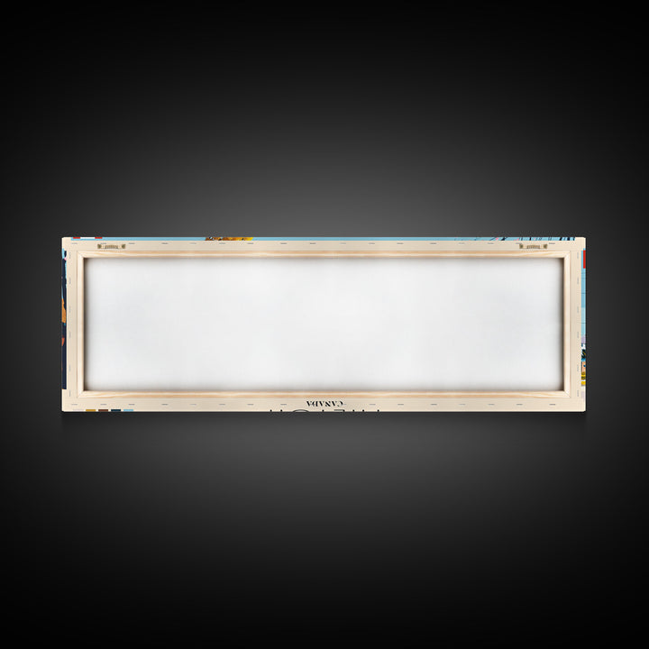 Milton, Canada Panoramic Canvas Print, Milton, Canada Painting, Canada Art, Milton Travel Poster, Travel Art, Living Room Painting