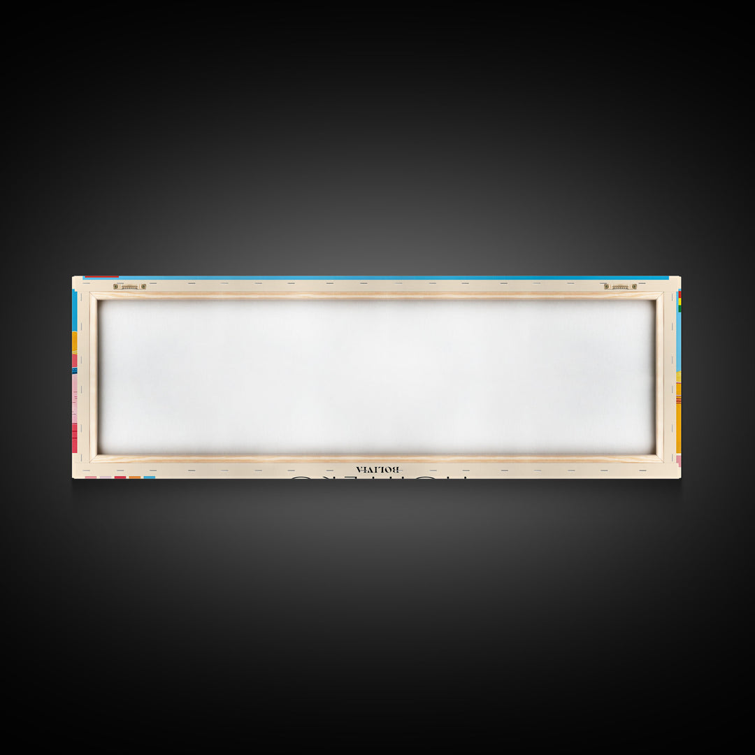 Montero, Bolivia Panoramic Canvas Print, Montero, Bolivia Painting, Bolivia Art, Montero Travel Poster, Travel Art, Living Room Painting