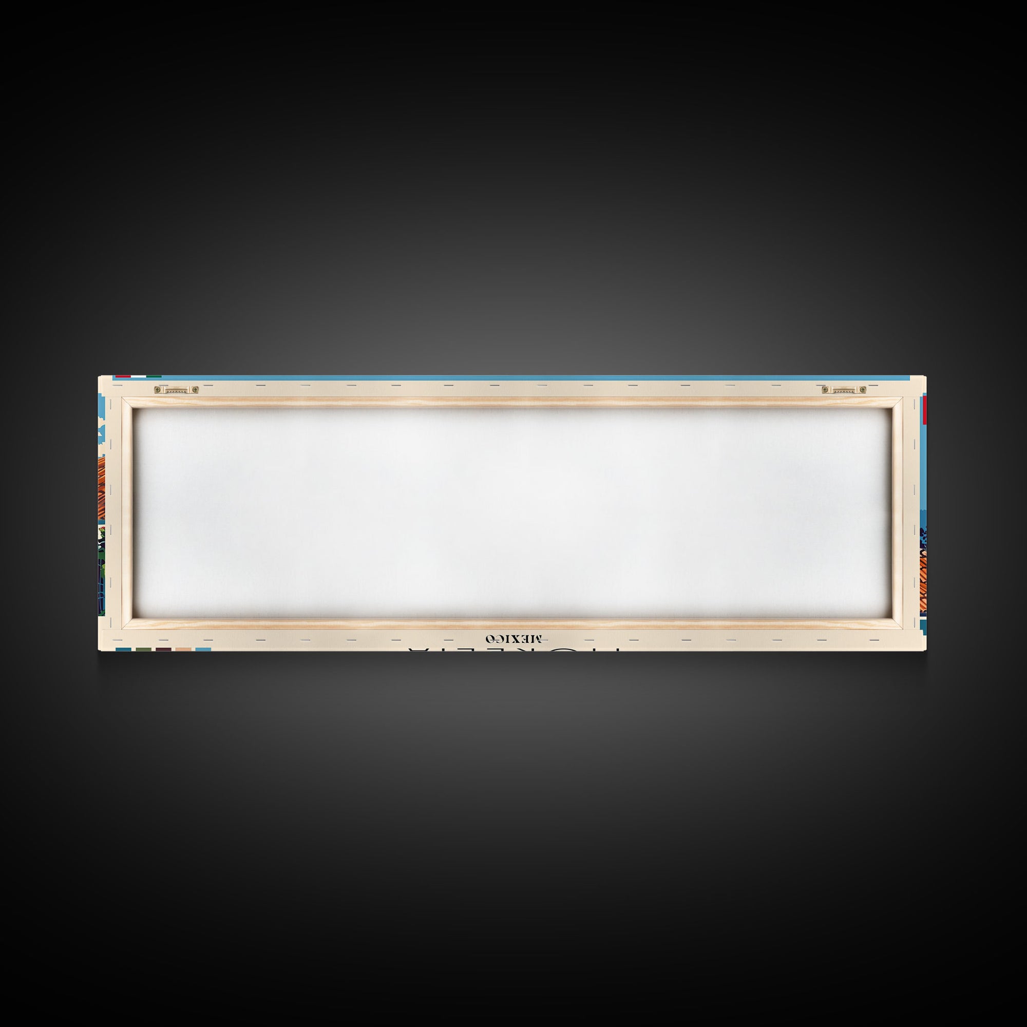 Morelia, Mexico Panoramic Canvas Print, Morelia, Mexico Painting, Mexico Art, Morelia Travel Poster, Travel Art, Vacation Gift