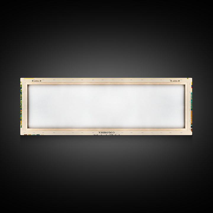 Neiva, Colombia Panoramic Canvas Print, Neiva, Colombia Painting, Colombia Art, Neiva Travel Poster, Travel Art, Guest Room Painting