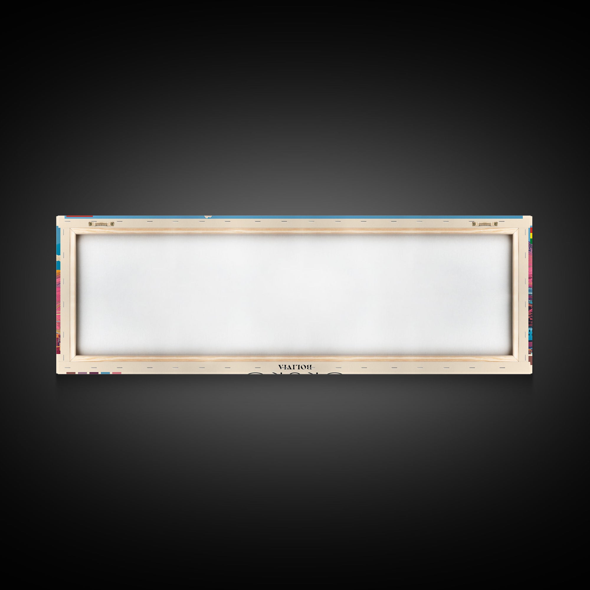 Oruro, Bolivia Panoramic Canvas Print, Oruro, Bolivia Painting, Bolivia Art, Oruro Travel Poster, Travel Art, Guest Room Painting