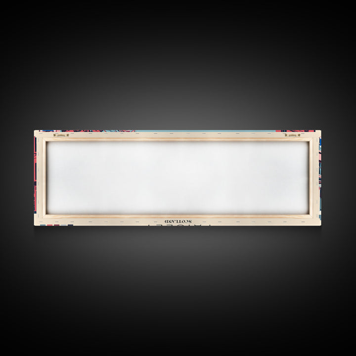 Paisley, Scotland Panoramic Canvas Print, Paisley, Scotland Painting, Scotland Art, Paisley Travel Poster, Travel Art, Housewarming Gift