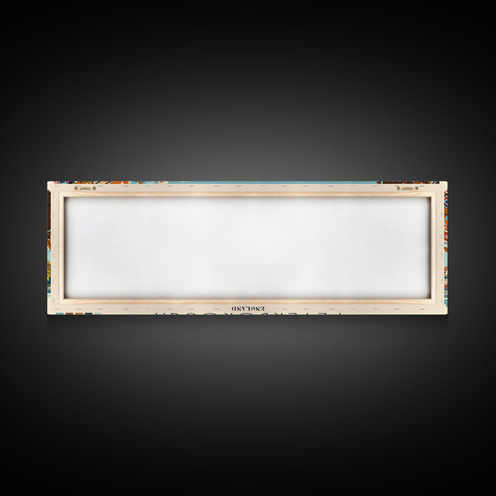 Peterborough, England Panoramic Canvas Print, Peterborough, England Painting, England Art, Peterborough Travel Poster, Travel Art, Housewarming Gift