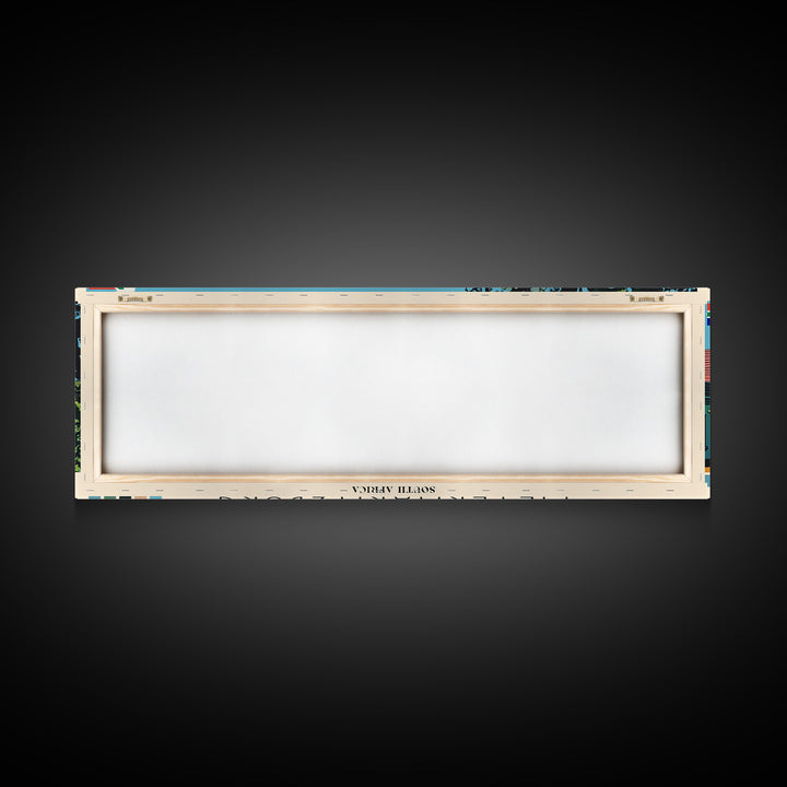 Pietermaritzburg, South Africa Panoramic Canvas Print, Pietermaritzburg, South Africa Painting, South Africa Art, Pietermaritzburg Travel Poster, Travel Art, Guest Room Painting