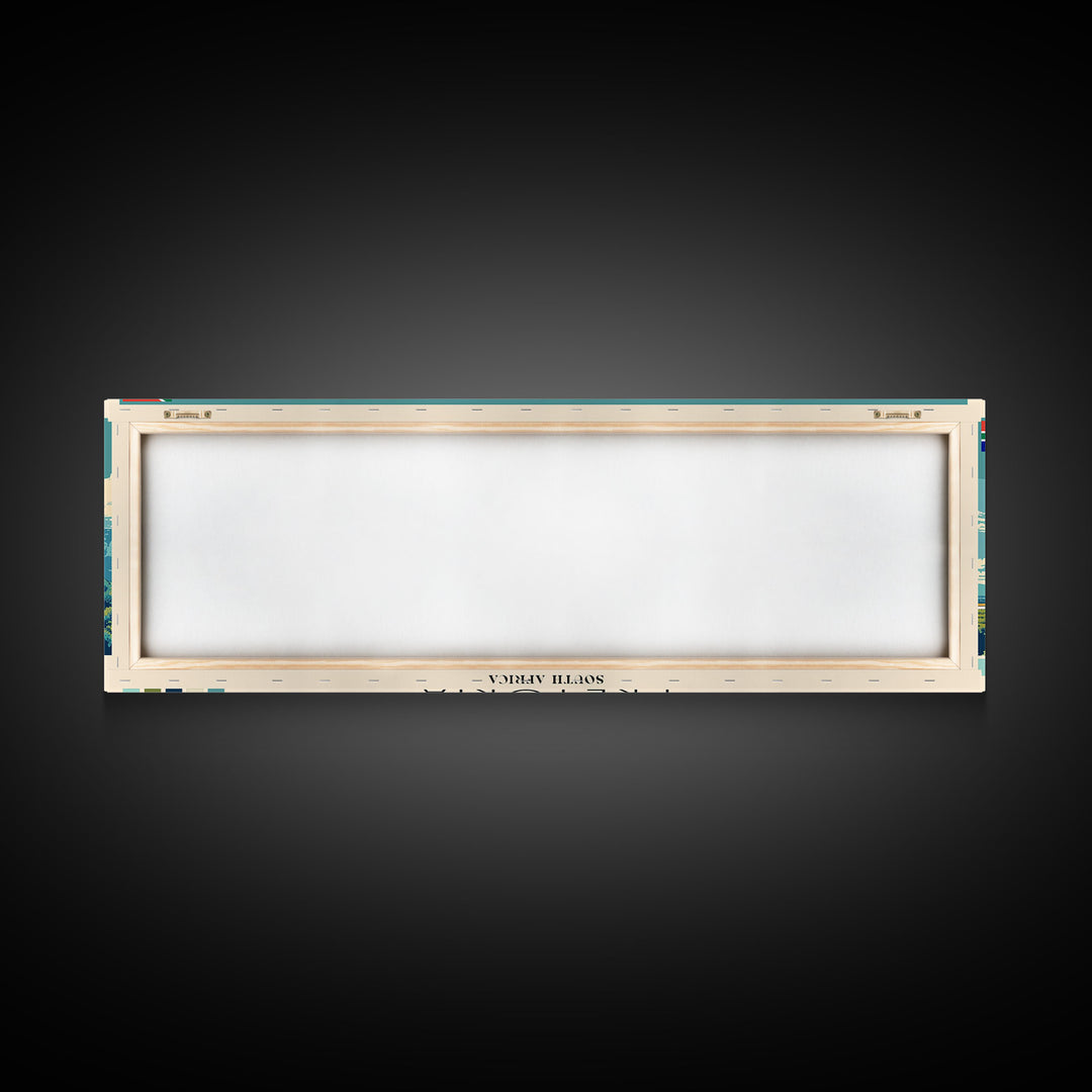 Pretoria, South Africa Panoramic Canvas Print, Pretoria, South Africa Painting, South Africa Art, Pretoria Travel Poster, Travel Art, Guest Room Painting