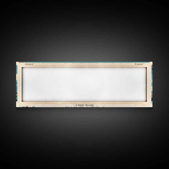 Pretoria, South Africa Panoramic Canvas Print, Pretoria, South Africa Painting, South Africa Art, Pretoria Travel Poster, Travel Art, Guest Room Painting