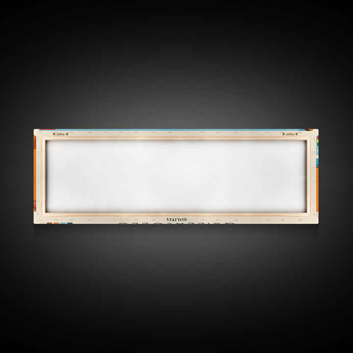 Quillacollo, Bolivia Panoramic Canvas Print, Quillacollo, Bolivia Painting, Bolivia Art, Quillacollo Travel Poster, Travel Art, Guest Room Painting