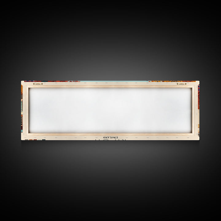 Ripon, England Panoramic Canvas Print, Ripon, England Painting, England Art, Ripon Travel Poster, Travel Art, Vacation Gift