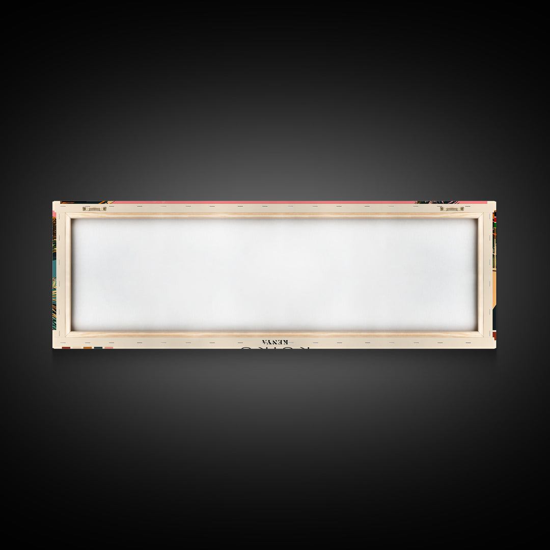 Ruiru, Kenya Panoramic Canvas Print, Ruiru, Kenya Painting, Kenya Art, Ruiru Travel Poster, Travel Art, Vacation Gift