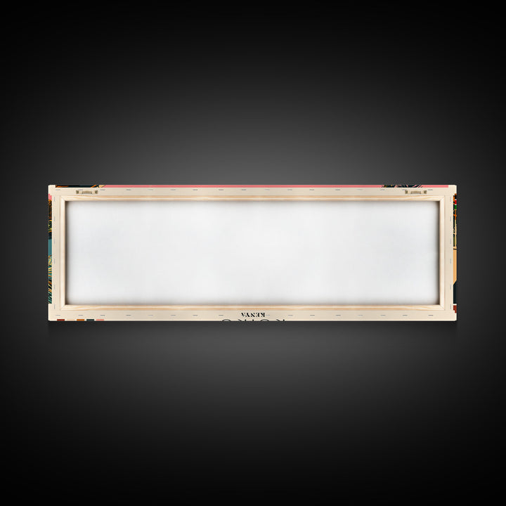 Ruiru, Kenya Panoramic Canvas Print, Ruiru, Kenya Painting, Kenya Art, Ruiru Travel Poster, Travel Art, Vacation Gift