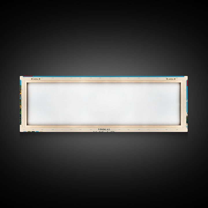 Sfax, Tunisia Panoramic Canvas Print, Sfax, Tunisia Painting, Tunisia Art, Sfax Travel Poster, Travel Art, Living Room Painting