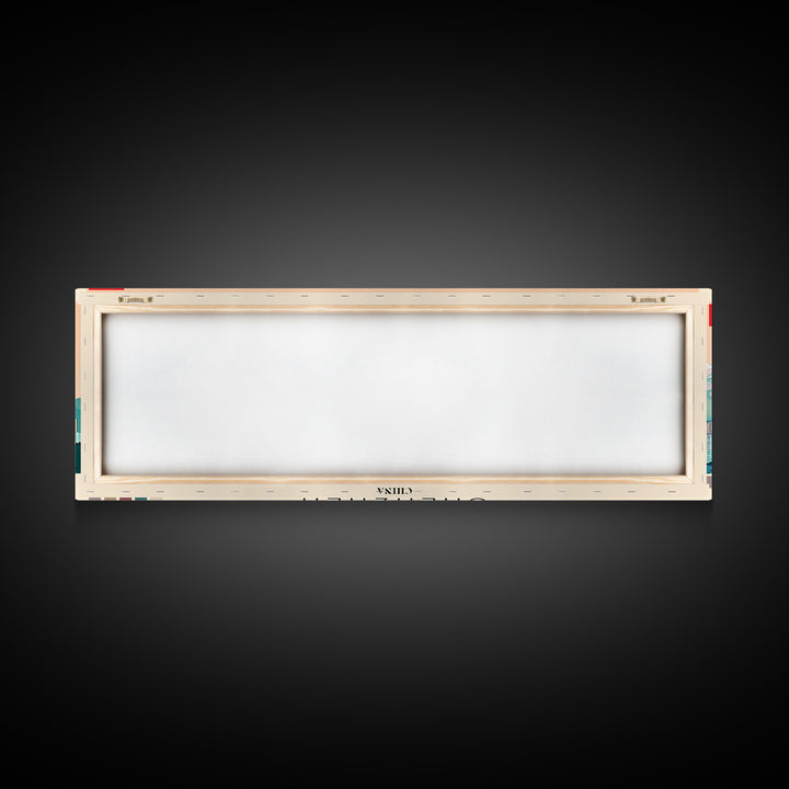 Shenzhen, China Panoramic Canvas Print, Shenzhen, China Painting, China Art, Shenzhen Travel Poster, Travel Art, Living Room Painting