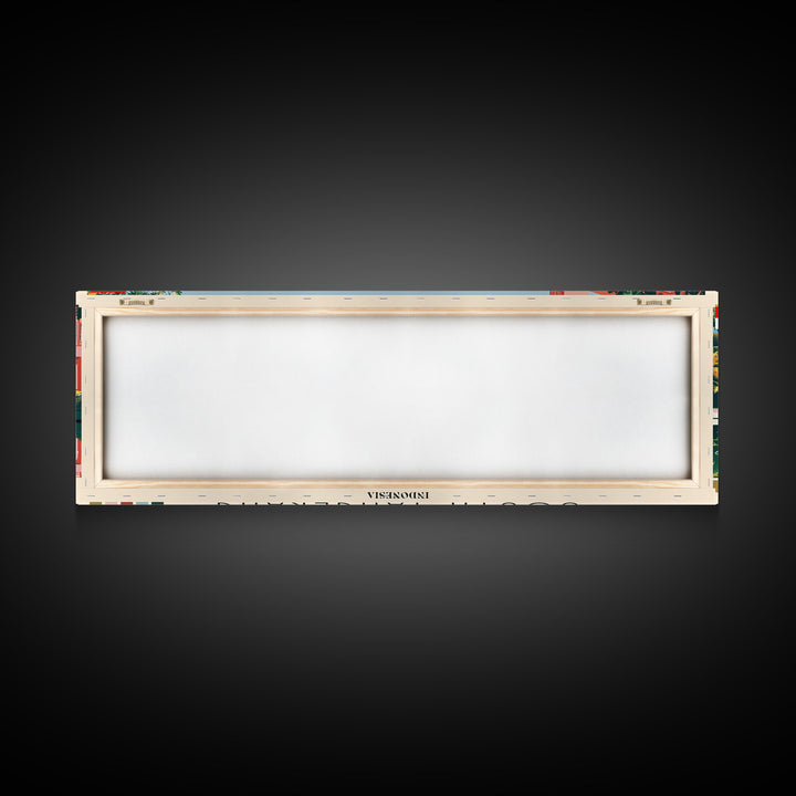 South Tangerang, Indonesia Panoramic Canvas Print, South Tangerang, Indonesia Painting, Indonesia Art, South Tangerang Travel Poster, Travel Art, Guest Room Painting