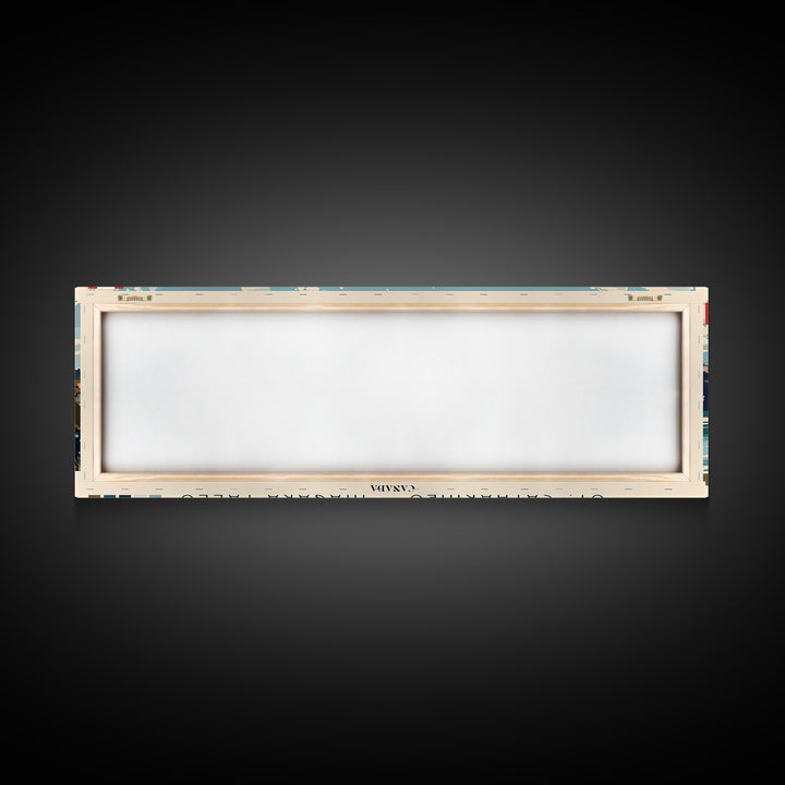 St. Catharines – Niagara Falls, Canada Panoramic Canvas Print, St. Catharines – Niagara Falls, Canada Painting, Canada Art, St. Catharines – Niagara Falls Travel Poster, Travel Art, Housewarming Gift