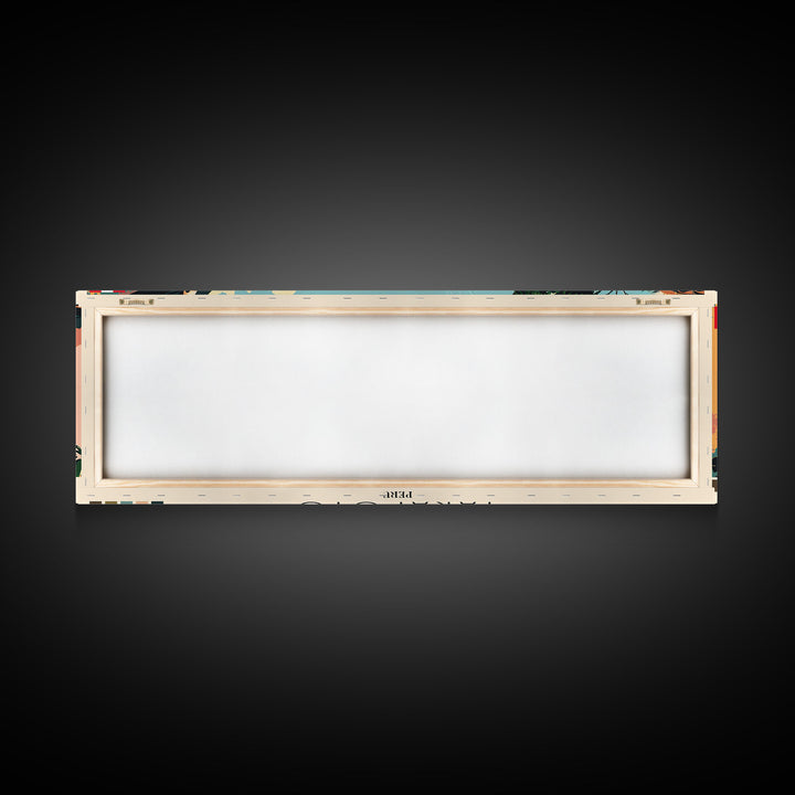 Tarapoto, Peru Panoramic Canvas Print, Tarapoto, Peru Painting, Peru Art, Tarapoto Travel Poster, Travel Art, Vacation Gift