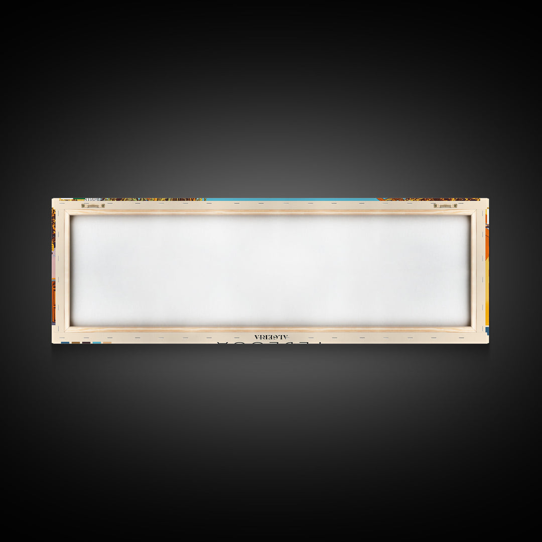 Tebessa, Algeria Panoramic Canvas Print, Tebessa, Algeria Painting, Algeria Art, Tebessa Travel Poster, Travel Art, Guest Room Painting