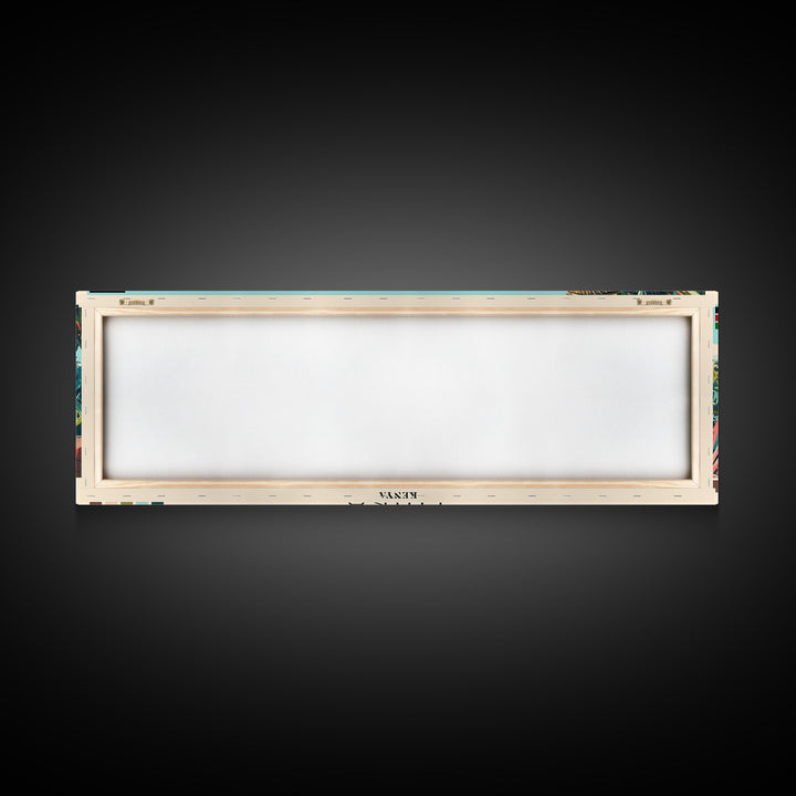 Thika, Kenya Panoramic Canvas Print, Thika, Kenya Painting, Kenya Art, Thika Travel Poster, Travel Art, Housewarming Gift