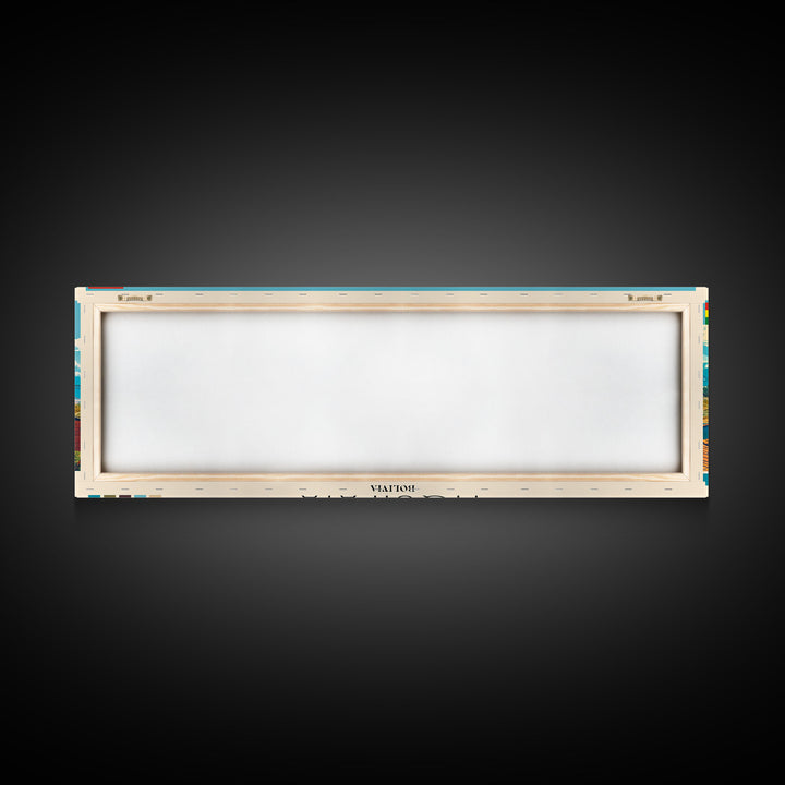 Tiquipaya, Bolivia Panoramic Canvas Print, Tiquipaya, Bolivia Painting, Bolivia Art, Tiquipaya Travel Poster, Travel Art, Guest Room Painting