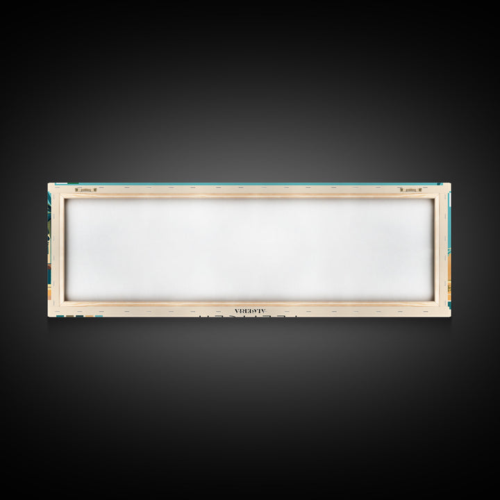 Tlemcen, Algeria Panoramic Canvas Print, Tlemcen, Algeria Painting, Algeria Art, Tlemcen Travel Poster, Travel Art, Housewarming Gift