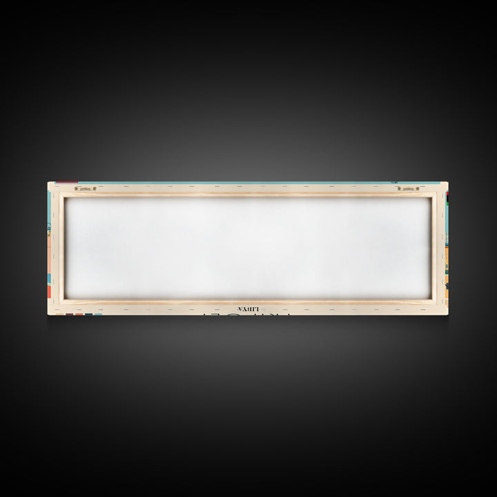 Tripoli, Libya Panoramic Canvas Print, Tripoli, Libya Painting, Libya Art, Tripoli Travel Poster, Travel Art, Living Room Painting