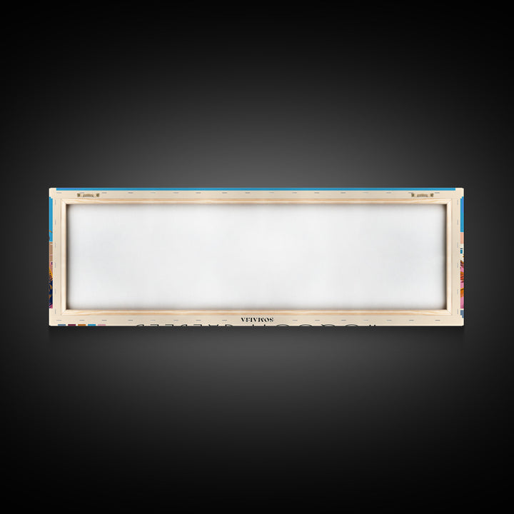 Woqooyi Galbeed, Somalia Panoramic Canvas Print, Woqooyi Galbeed, Somalia Painting, Somalia Art, Woqooyi Galbeed Travel Poster, Travel Art, Housewarming Gift