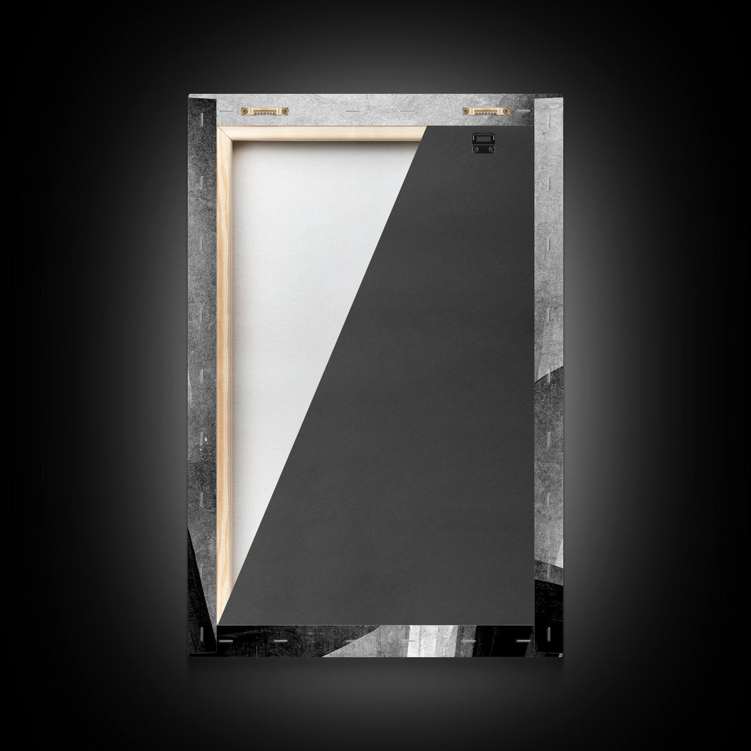 Vintage Style Art Deco Statue Study, Framed Canvas Print, Retro Style Wall Art, 1920s - 1930s style Art