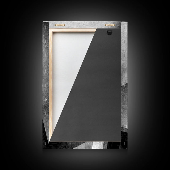 Vintage Style Art Deco Statue Study, Framed Canvas Print, Retro Style Wall Art, 1920s - 1930s style Art