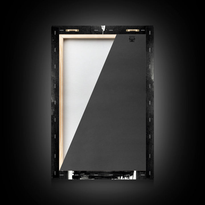 Vintage Style Art Deco Statue Study, Framed Canvas Print, Retro Style Wall Art, 1920s - 1930s style Art