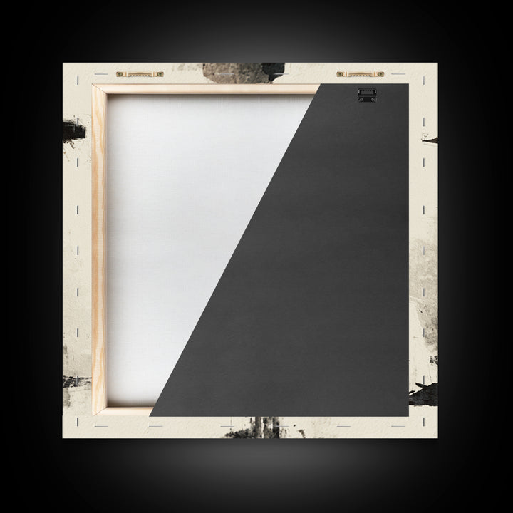Minimal Japanese Stone Lantern Wall Art, Ink Style Zen Painting, Wabi Sabi Neutral Print For Japandi Home Decor And Entryway