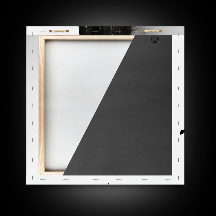 Black And White Zen Brushstroke Wall Art Minimalist Japanese Calligraphy Modern Abstract Print Neutral Home Decor Canvas Print