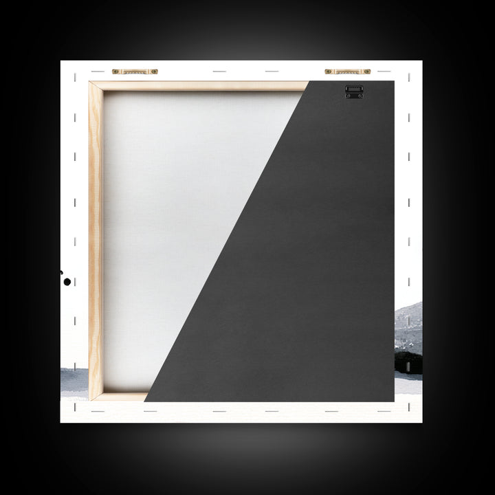 Minimal Zen Rock Stack Wall Art, Japanese Ink Stone Balance Canvas Print, Calm Japandi Home Decor