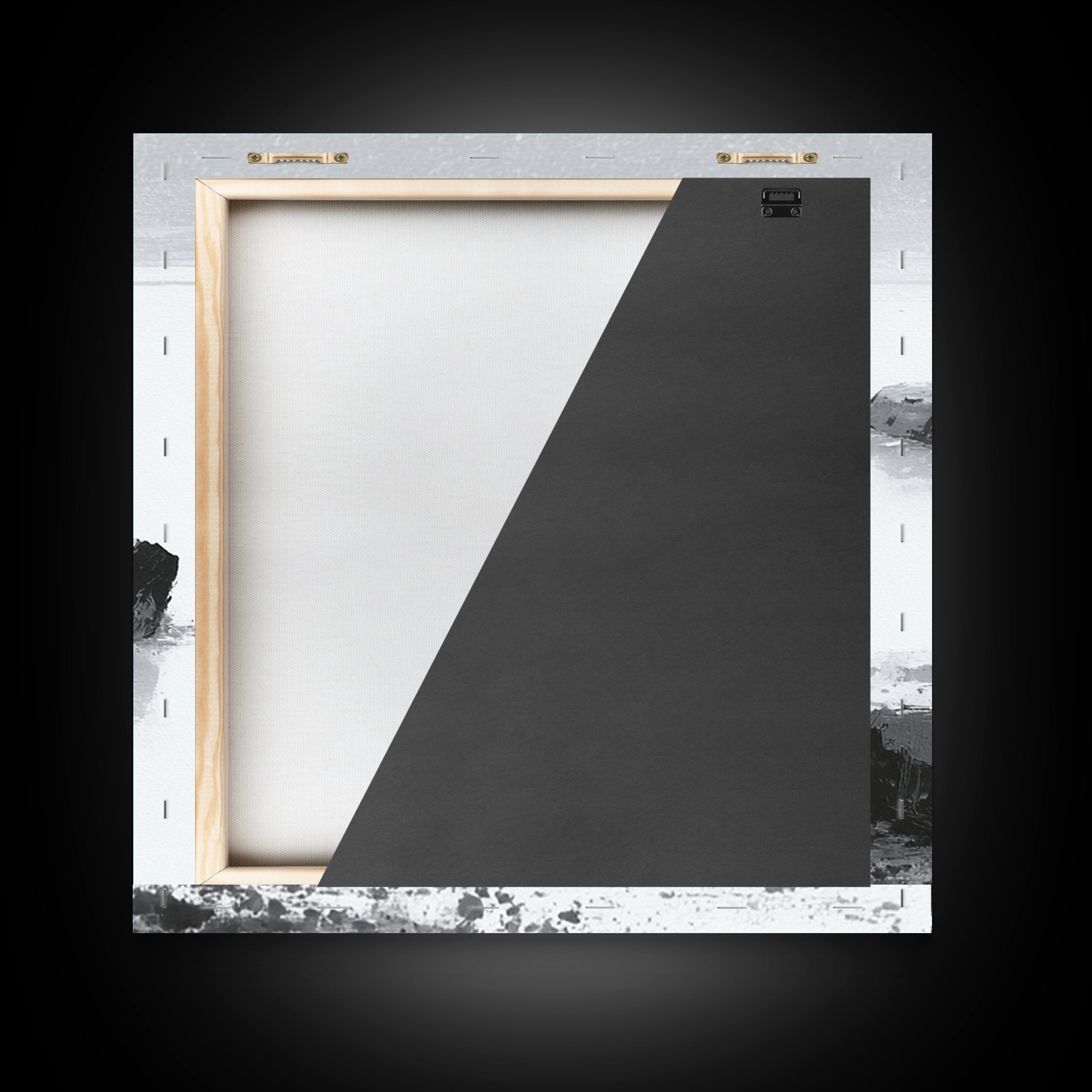 Minimal Zen Stepping Stones Wall Art, Black And White Japanese Canvas Print, Calming Wabi Sabi Decor For Home