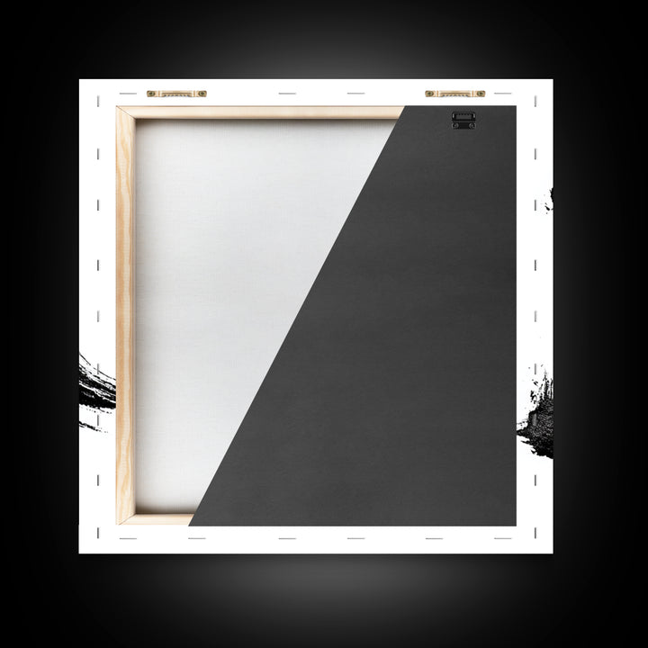 Minimalist Zen Calligraphy Mu Wall Art, Black And White Japanese Ink Print, Meditation Room Decor, Modern Minimal Wall Art