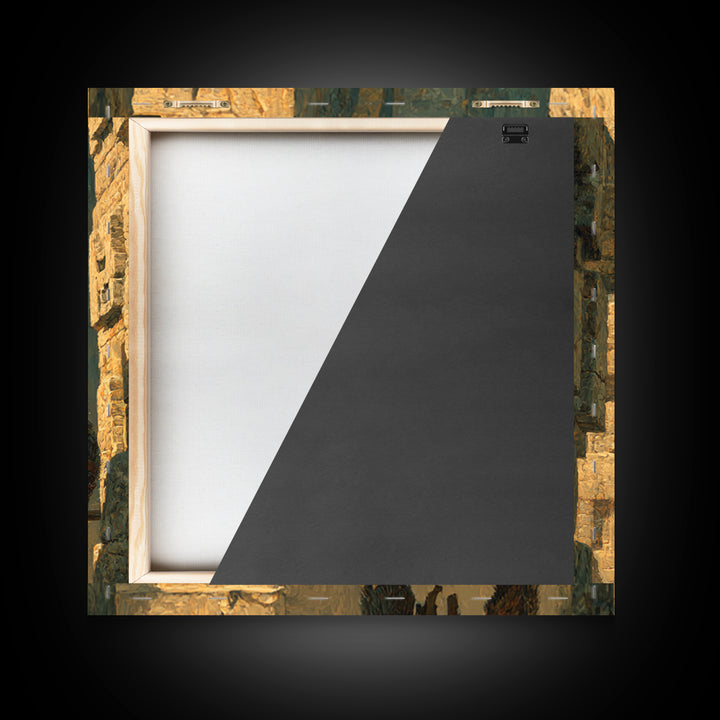 Minotaur In Ancient Stone Alley Wall Art, Mythological Fantasy Canvas Print, Rustic Medieval Decor, Man Cave Gift For Him