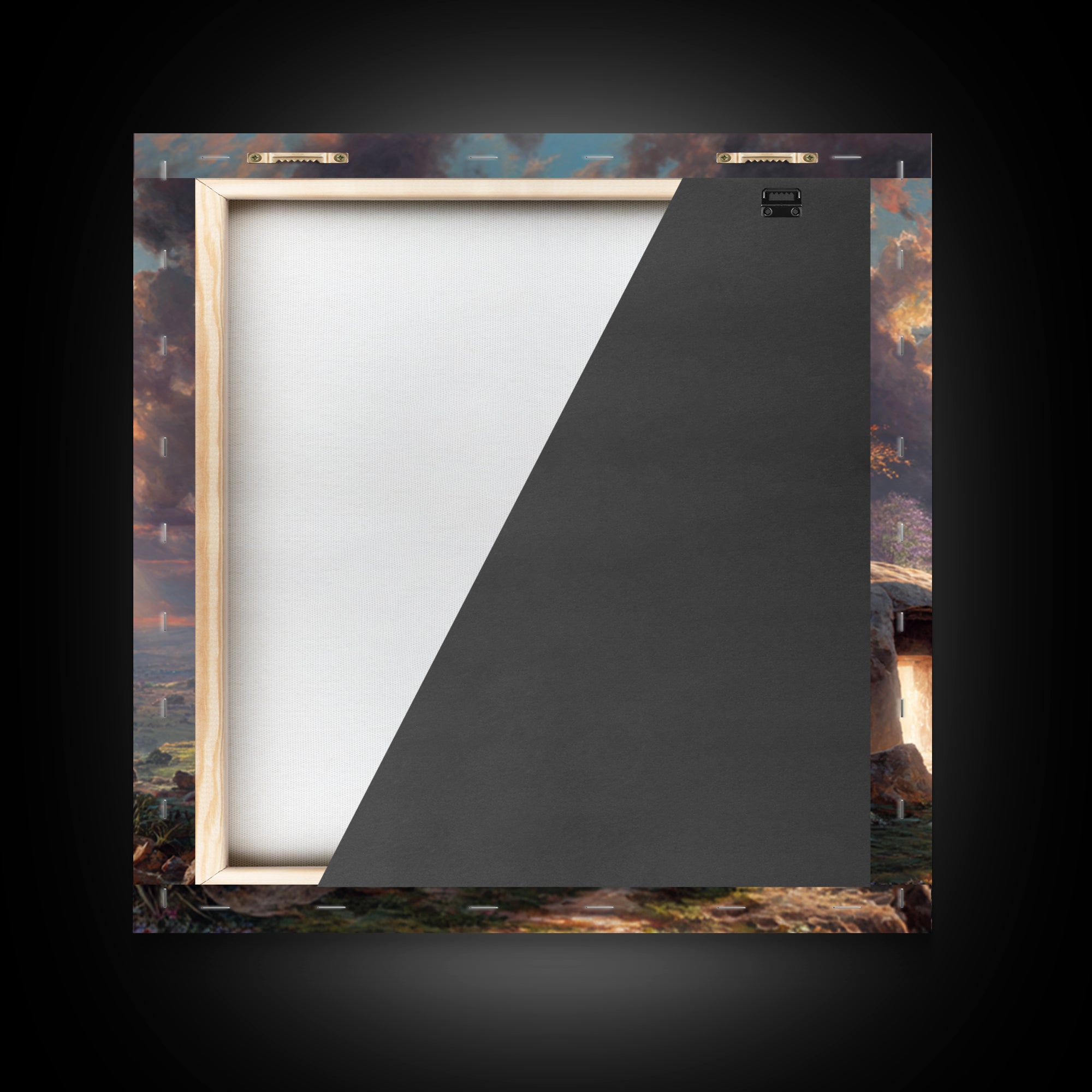Empty Tomb Resurrection Wall Art, Christian Landscape Canvas Print, Easter Decor, Bible Story Gift, Inspirational Home Decor