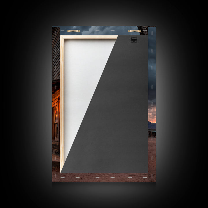 Abstract Japanese Calligraphy Black Ink Brush Stroke Wind Painting Wall Art Framed Canvas Print For Modern Minimalist Decor