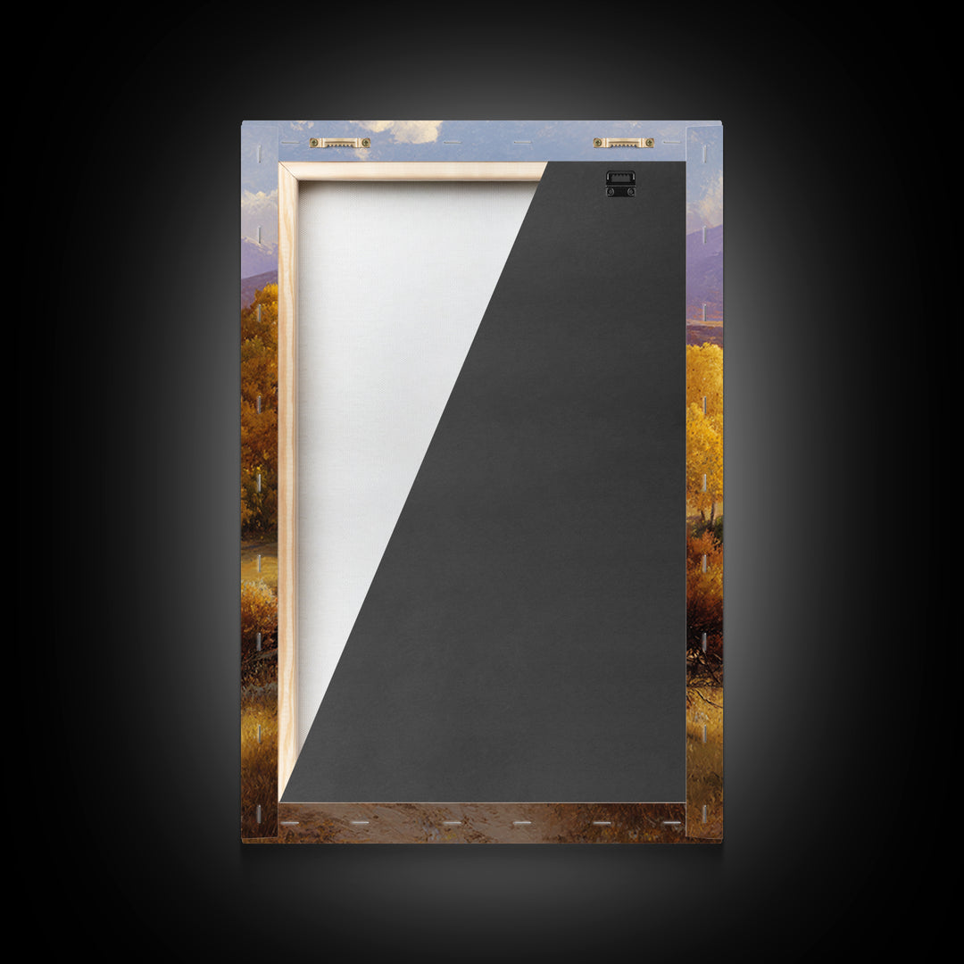 Colorful Abstract Floral Botanical Wall Art Painting Canvas Print For Modern Home And Living Room