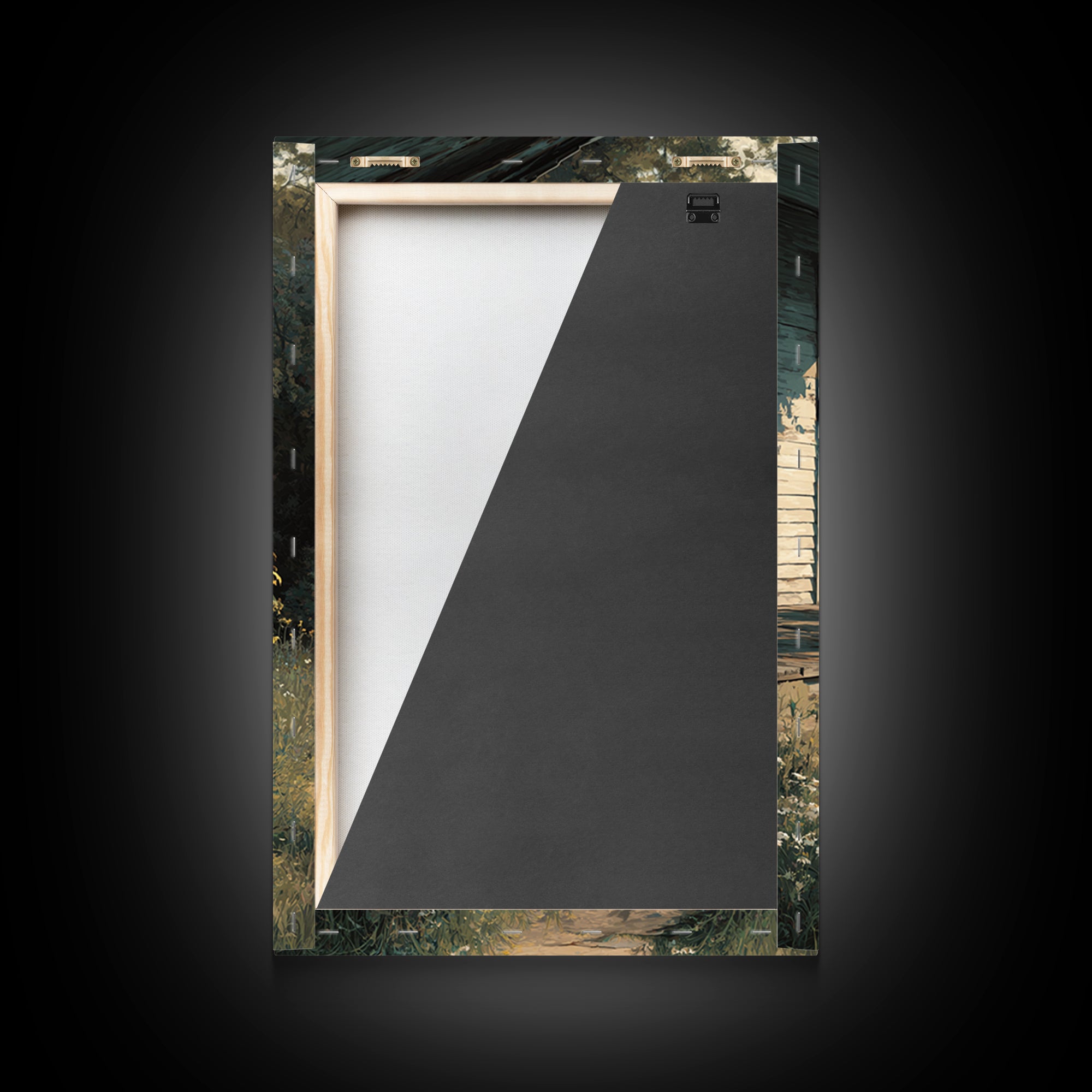 Zen Stacked Stones Black And White Minimalist Ink Painting Canvas Print For Calm Wall Art And Mindful Home Decor