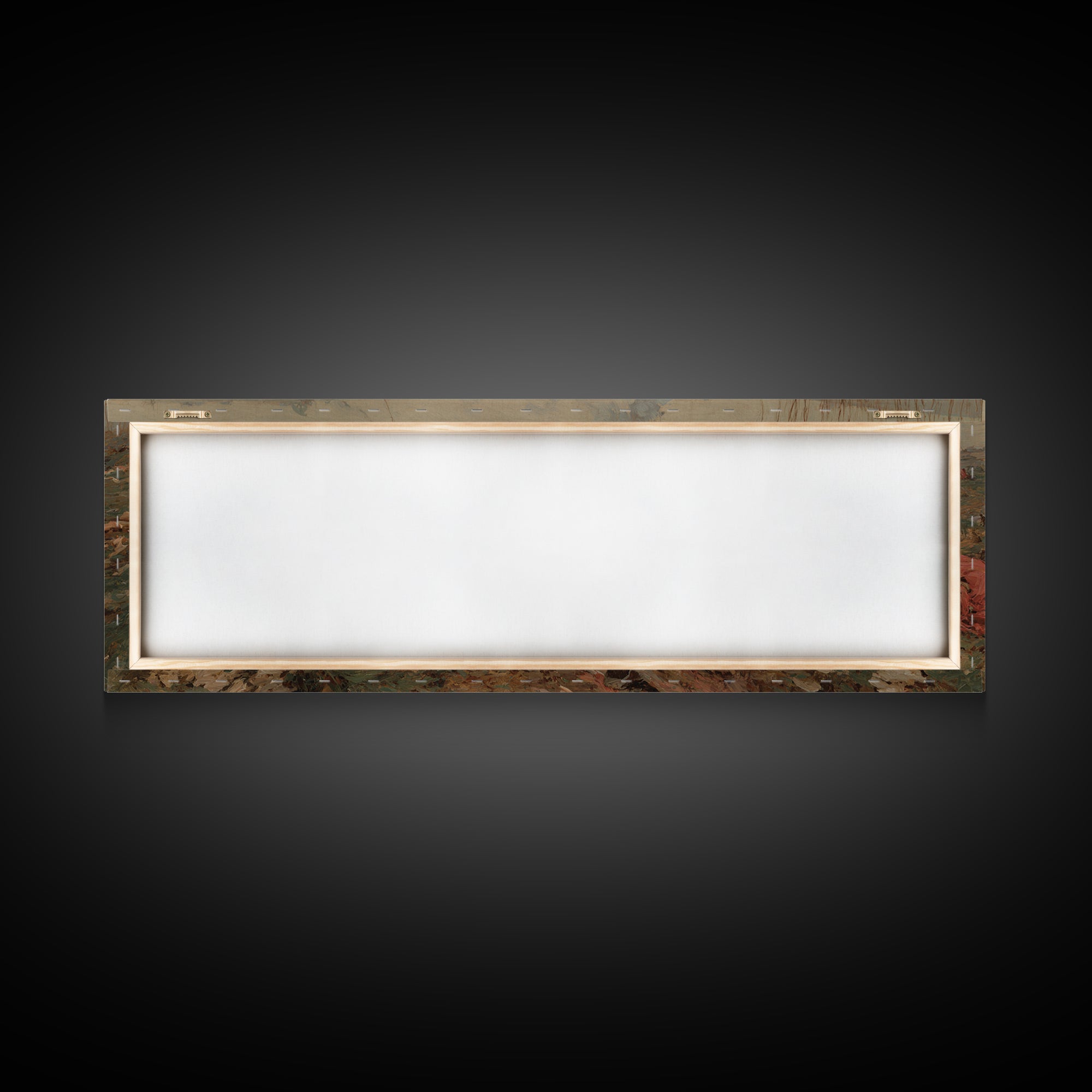 Somber Lone Soldier Battlefield Wall Art, Panoramic Framed Canvas Print, Historical Landscape Decor, Moody Office Wall Art