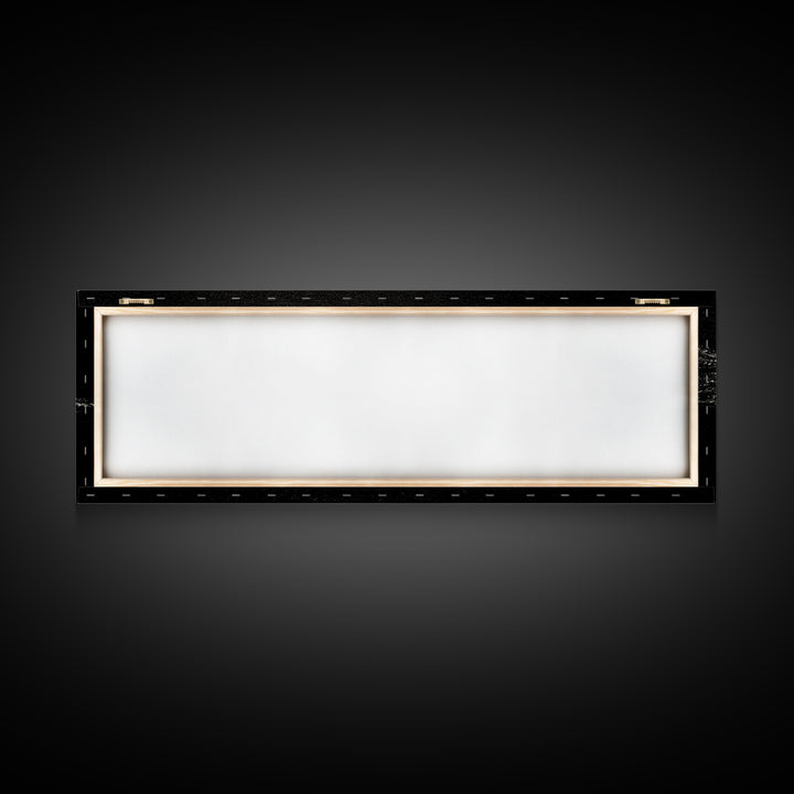 Black And White Brushstroke Wall Art, Minimalist Abstract Canvas Print, Textured Modern Decor, Large Horizontal Art Print