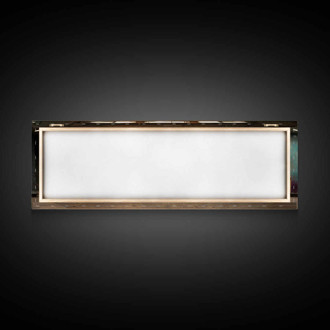 Dramatic Cross Glowing Through Moody Clouds Christian Religious Wall Art Canvas Print