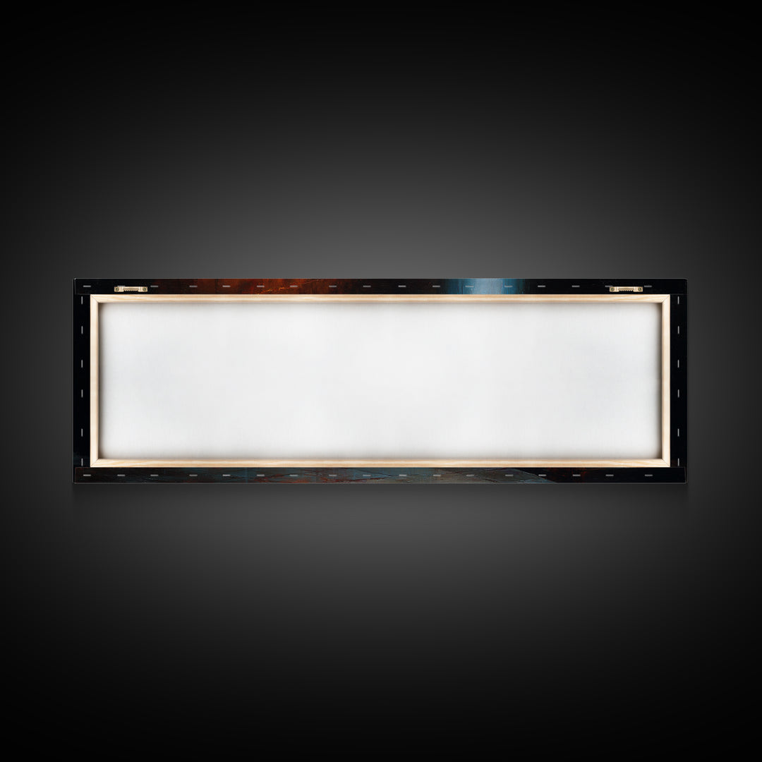 Mysterious Ancient Treasure Chest In Dimly Lit Room Oil Painting Canvas Print Unique Wall Art For Medieval Fantasy Decor