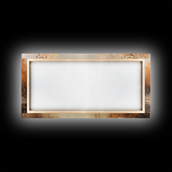 Fall Centerpiece Landscape Painting Canvas Print, Autumn Decor, Fall Centerpiece, Fall Home Decor, Fall Wall Decor, Fall Home Decor