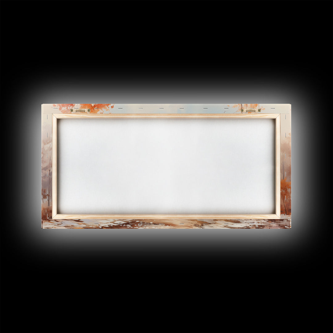 Fall Centerpiece Landscape Painting Canvas Print, Autumn Decor, Fall Centerpiece, Fall Home Decor, Fall Wall Decor, Seasonal Decor